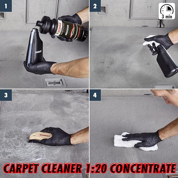 SONAX Multi Star All Purpose Cleaner | Powerful Concentrate for Interior & Exterior Cleaning | Safe on Carpet, Upholstery & Wheel Wells | Removes Grease, Grime & Stains | Pro-Strength | 627600 | 10L