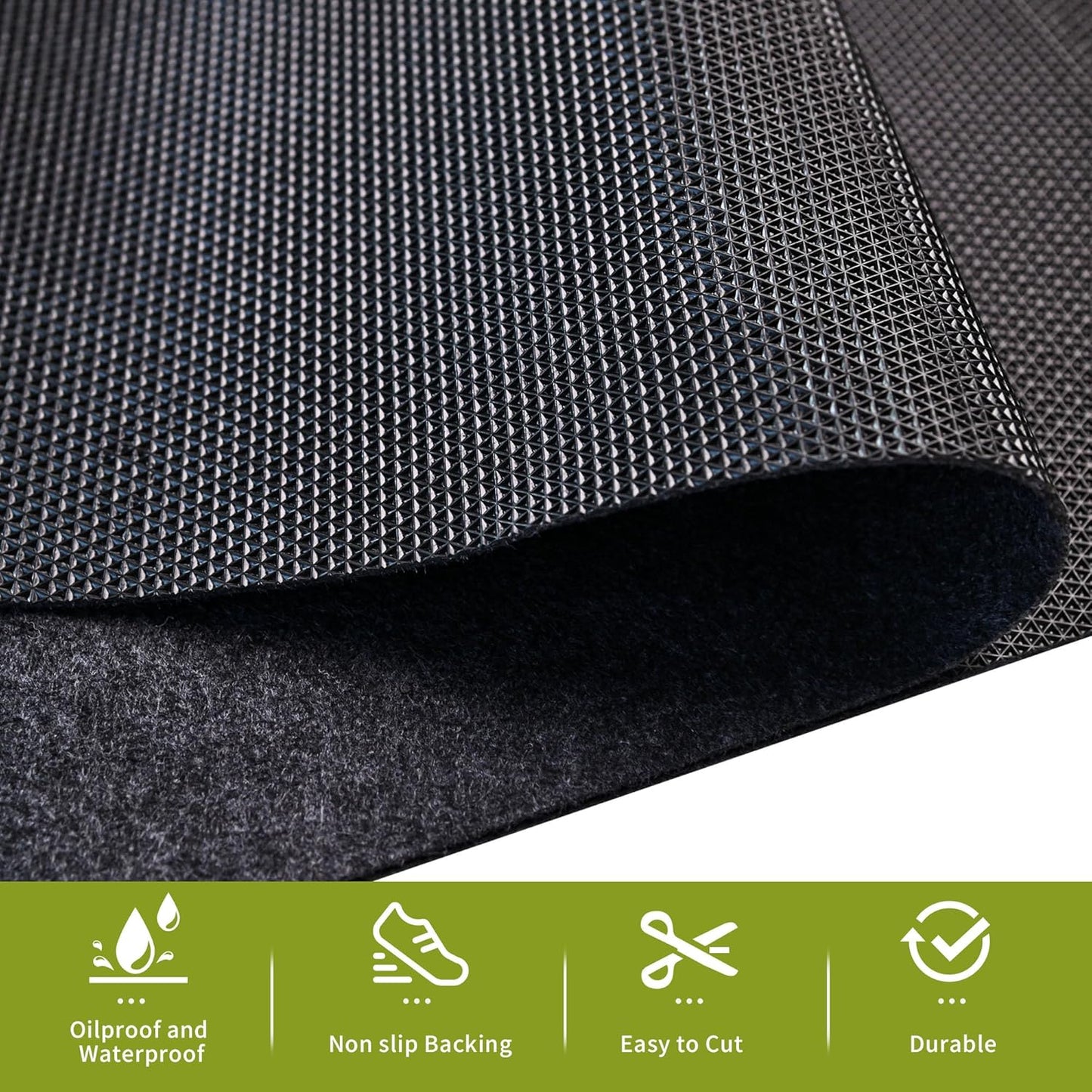 Oil Spill Mat - 20' x 7'4" Absorbent Oil Garage Floor Mat for Under Car - Protect Driveway from Drips, Spills, Stains, Reusable & Durable Garage Floor Protection Mat with Waterproof Backing