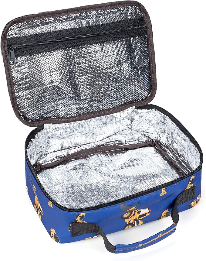 CAMTOP Lunch Box Kids Boys Insulated Lunch Cooler Bag Reusable Lunch Tote Kit for School Travel