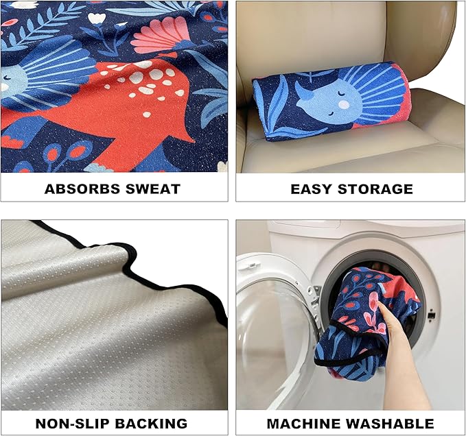 Car Seat Covers 2pcs Waterproof Towel Car Seat Cover Universal Fit for Most Trucks SUV Fitness Athletes Pets Gym and Water Sport，Dinosaur