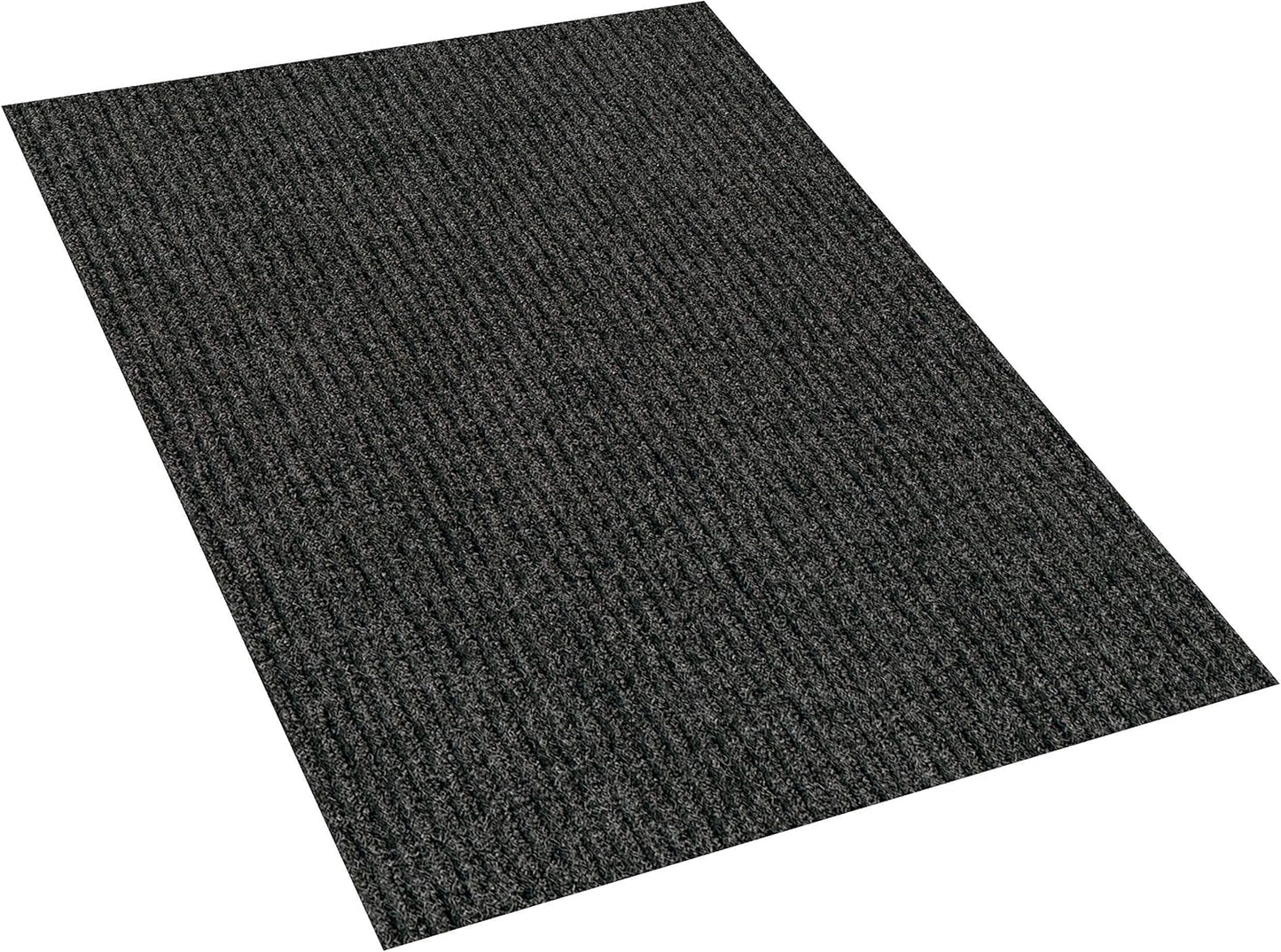 KOECKRITZ Heavy Duty Durable All Weather Indoor/Outdoor Non Slip Entrance Mat Rugs and Runners for Office Business Building Home Garage Front Door (6' x17', Charcoal)