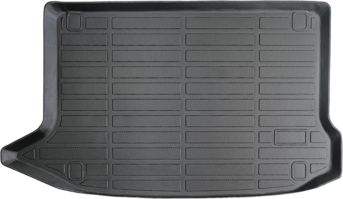Trunk Liner Cargo Liners for 2018-2023 Hyundai Kona and 2019-2023 Kona Electric Rear Trunk Floor Mats 3D Boot Tray All-Weather TPE Black