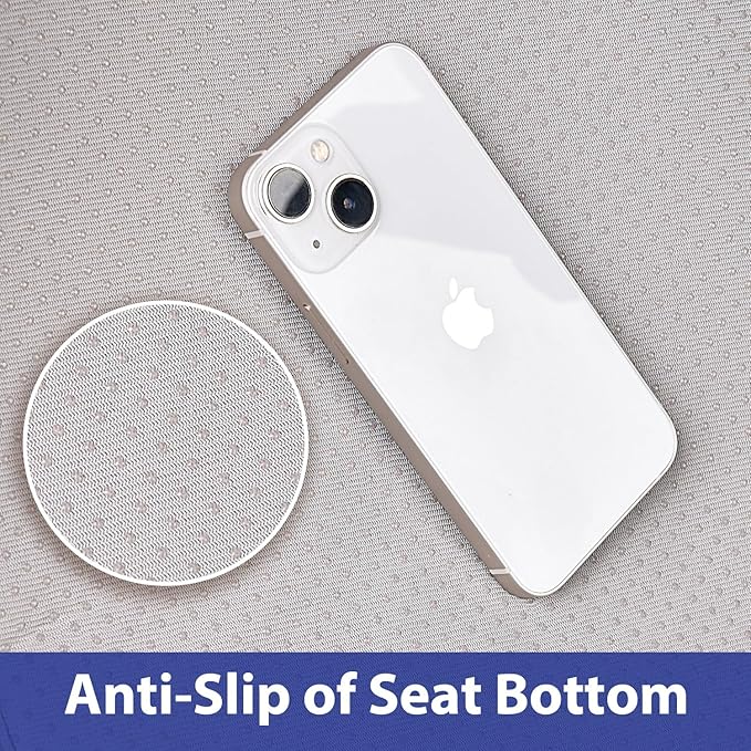 CAR PASS Leather Car Seat Covers Front Seats Only, Universal Fit Automotive Interior Waterproof 3D Foam Back Support Car Seat Covers for Trucks Vans and SUVs Airbag Compatible 2 Pieces Black Blue