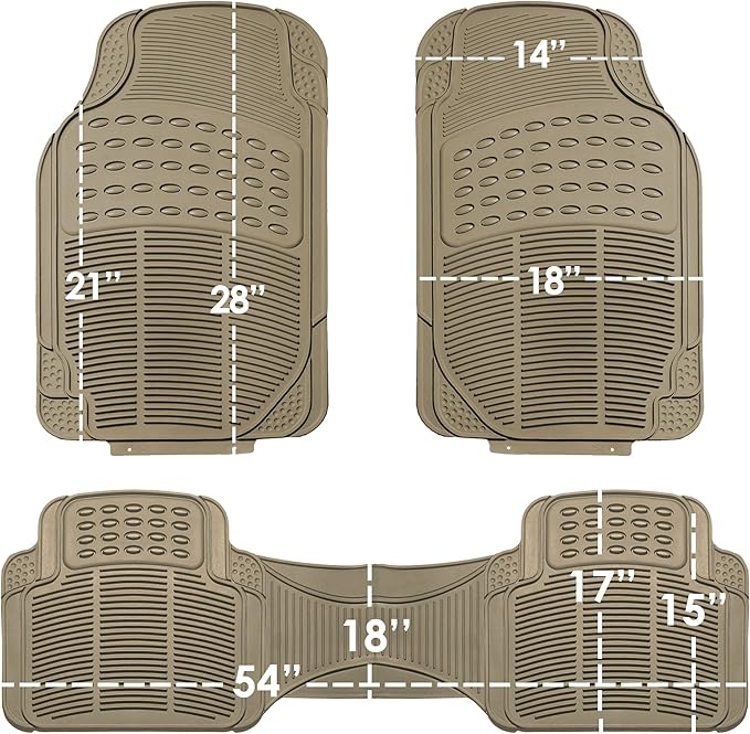 FH-V16404 High Quatlity Vinyl Floor Mats BEIGE