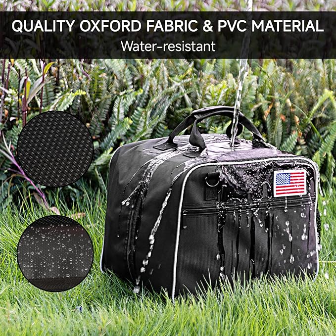 Motorcycle Helmet Bag with Shoulder Strap, Large Water-Resistant Helmet Storage Bag, Carry-Friendly for Motorcycle Bike Welding Helmets