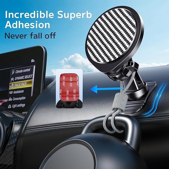 for Magsafe Car Mount [Strong Magnets] Magnetic Phone Holder for Car Vent Dashboard [Hands Free] Cell Phone Holder Car Mount for iPhone 15 14 13 Pro Max Pro Mini for MagSafe Case All Phones