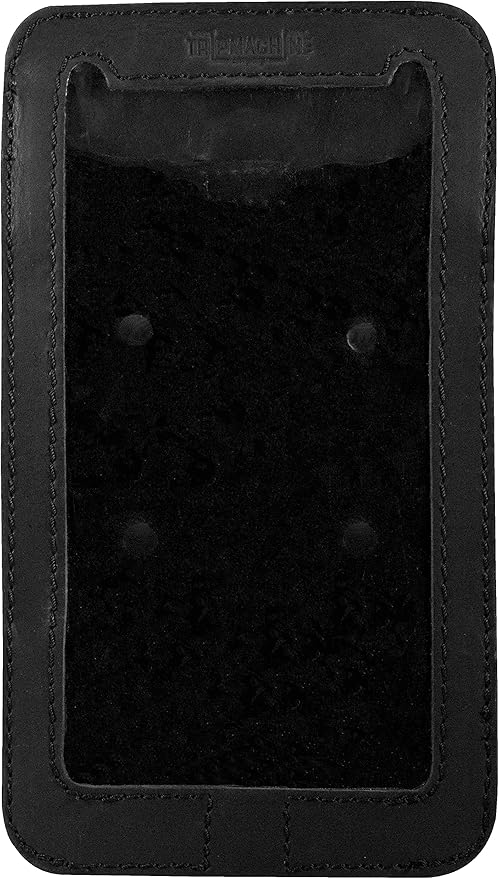 Trip Machine Magnetic Motorcycle Phone Pouch – Touchscreen Compatible Fuel Tank Phone Holder with Strong Magnets & Ventilated Back – (21 x 12 cm) (Black)