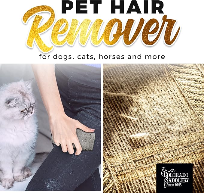 Colorado Groomer's Pet Hair & Fur Remover | No More Hairy Carpet, Car, Couch or Clothing | Made in The USA | for Dogs, Cats, Horses & More