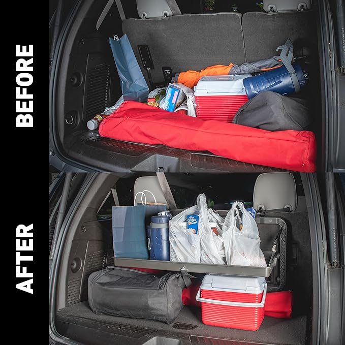 CURT 18425 Pakka Cargo Caddie Seat Back Organizer Tray, 34" x 14"