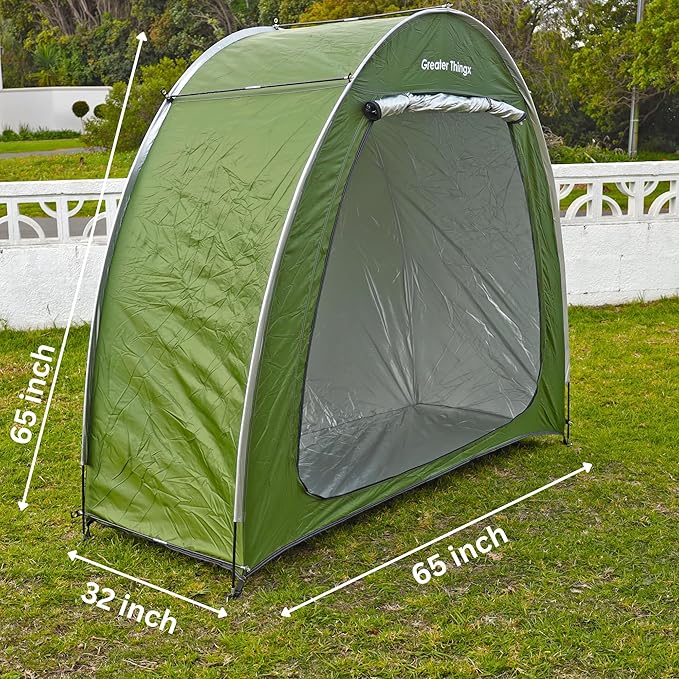 Bike Tent Outdoor Storage Waterproof - Heavy Duty Bike Covers Outdoor Storage Waterproof 2 Bikes - Bike Storage Pop Up Shed Tent for Camping, Bicycles, Motorcycles, ATVs, Garage, Travel