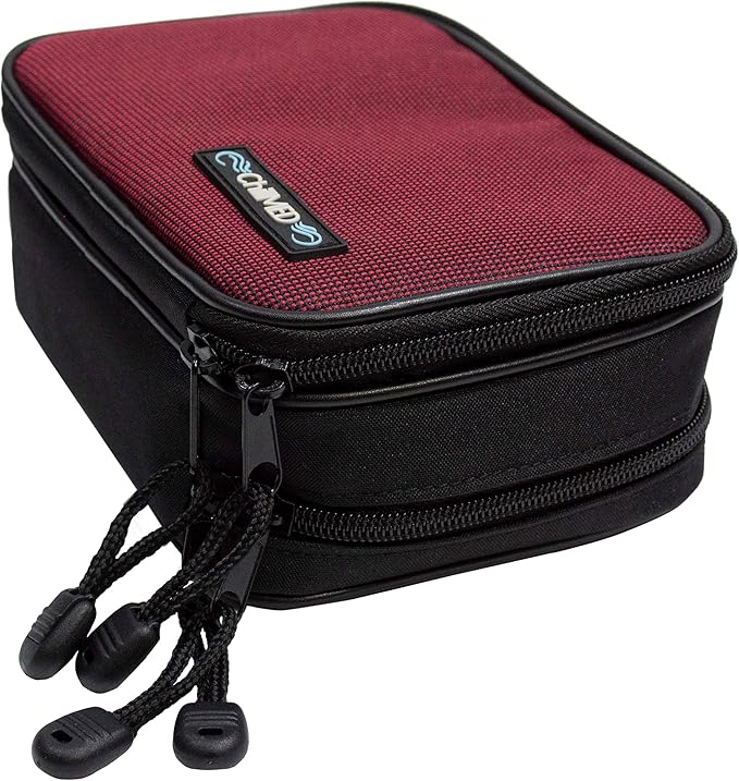 Type 1 Daily Diabetes Case - Insulin Cooler Bag for Traveling & Everyday Use -Includes Reusable Ice Pack - 6 to 8 Hours of Cool Time (Red)
