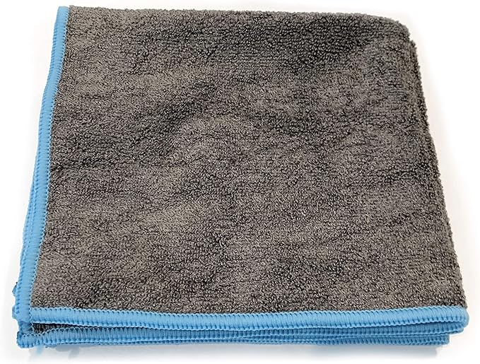 Platinum Series Microfiber Cleaning Cloth, Large Extra-Absorbent Lint-Free Streak-Free Scratch-Free Automotive Microfiber Towel for Car Washing, Windshield, Interior, Exterior, Electronics, Pack of 10