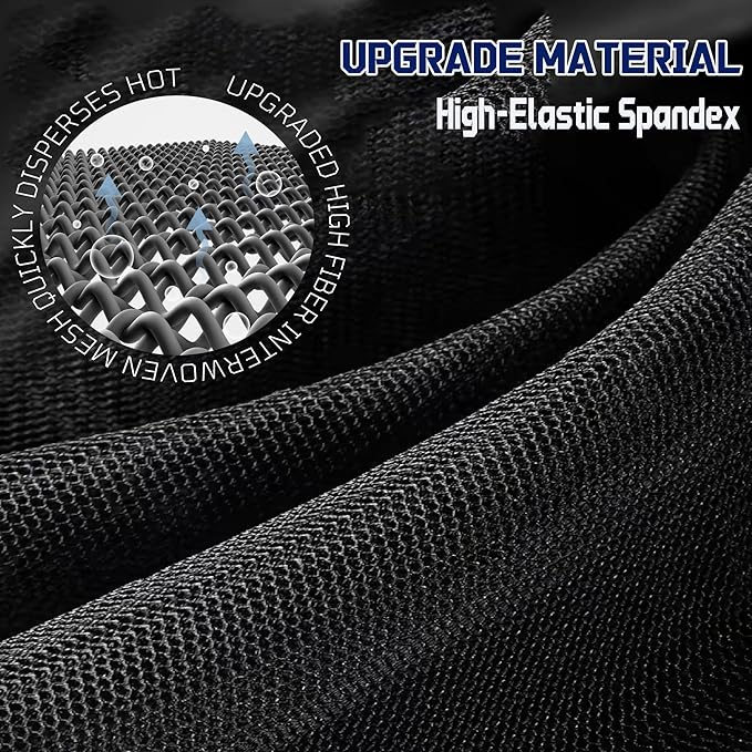 Car Front Window Shades, OUTTDID 2 Pack Side Window Sun Shades,Stretchy Mosquito Net Cover Fit Cars SUVs - Up to 31.5”x49.6”