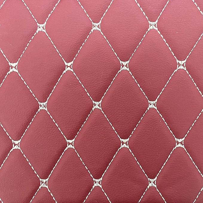 Custom Making Car Floor Mats Compatible with Audi BMW Mercedes-Benz Toyota Lexus Honda Infiniti Nissan Hyundai Kia All Models 2005-2026 (Red Wine and Black)