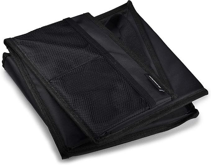 Masirs Back Seat Car Organizer, Neatly Organize Items While Traveling, Folds Flat for Easy Trunk Storage