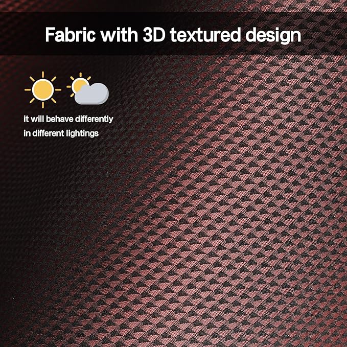 coverdream 2026 Rav4 Seat Covers Custom Fit for 2026 Toyota Rav4 Hybrid (LE,XLE Premium) SUV,Full Set Polyester Car Seat Protector Black &Wine Red