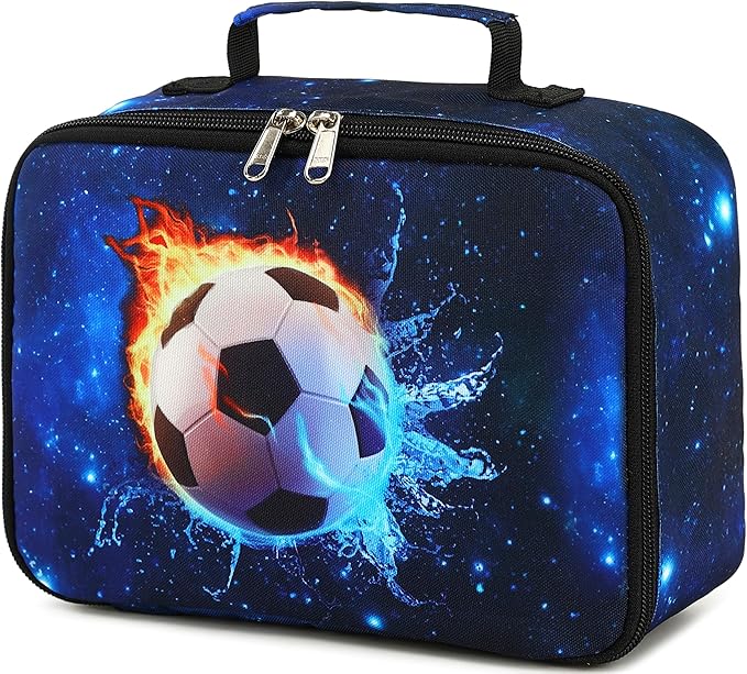 CAMTOP Lunch Box Kids Boys Insulated Lunch Cooler Bag Reusable Lunch Tote Kit for School Travel