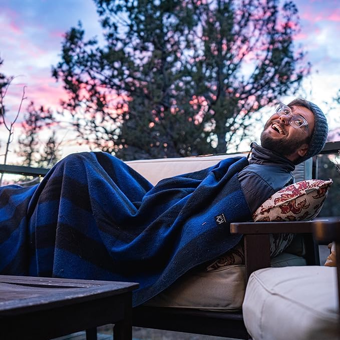 Arcturus Military Wool Blanket - Warm, Thick, Washable - Great for Outdoors, Camping, Stadium Blanket, Picnics, Travel - Car & Bushcraft Survival Kits