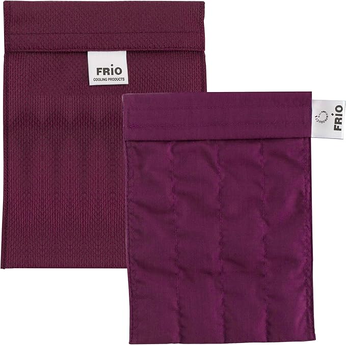 FRIO Cooling Wallet - Insulin Cooler for 45+ Hours of Stress Free On The Go - Burgundy - Large