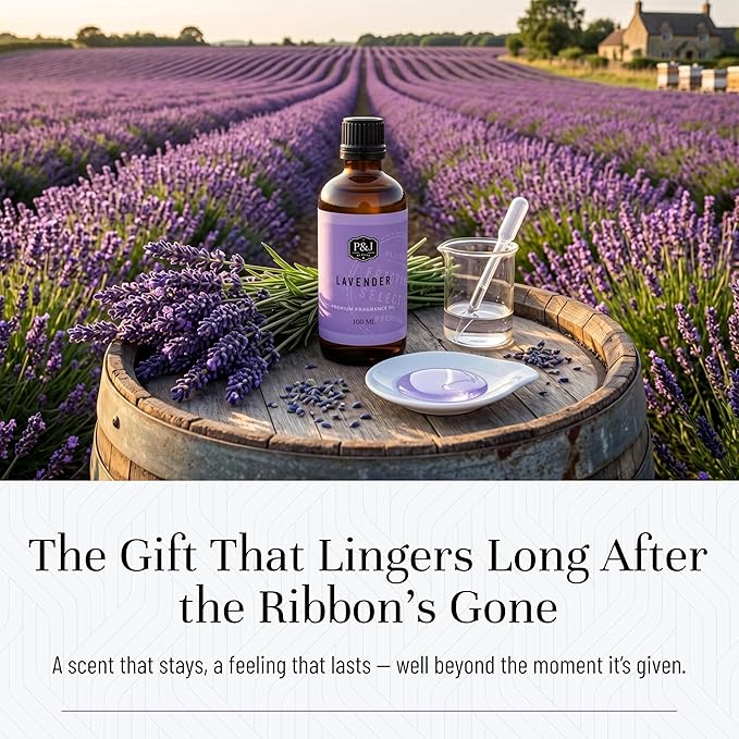 P&J Trading Fragrance Oil | Lavender Oil 100ml - Candle Scents for Candle Making, Freshie Scents, Soap Making Supplies, Diffuser Oil Scents