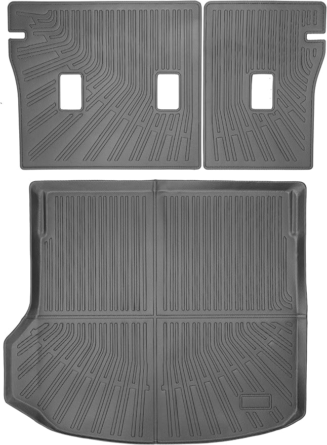 Trunk Liner Cargo Liners for Chevrolet Equinox EV Electric 2024 2025 2026 Rear Trunk Floor Mats 3D Boot Tray All-Weather TPE Black