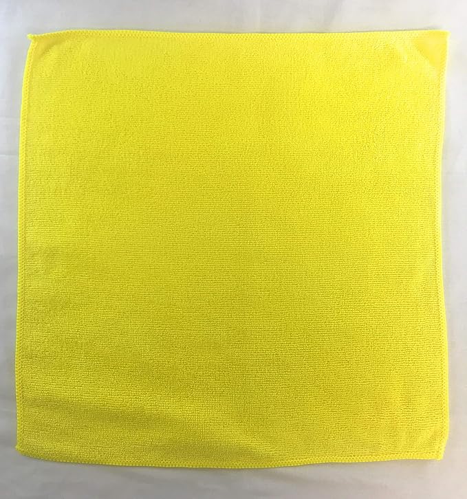HI-TECH Microfiber Towels Plush 16x16, Lint Free, Streak Free (10 Pack)