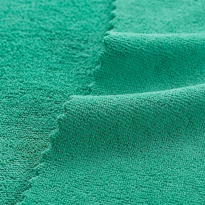 Arkwright Smart Rags Microfiber Cleaning Cloths, Pack of 50 in a Box, Lint Free 215 GSM Reusable Towels for Auto, Office and Household Cleaning, 16 x 16 in, Green