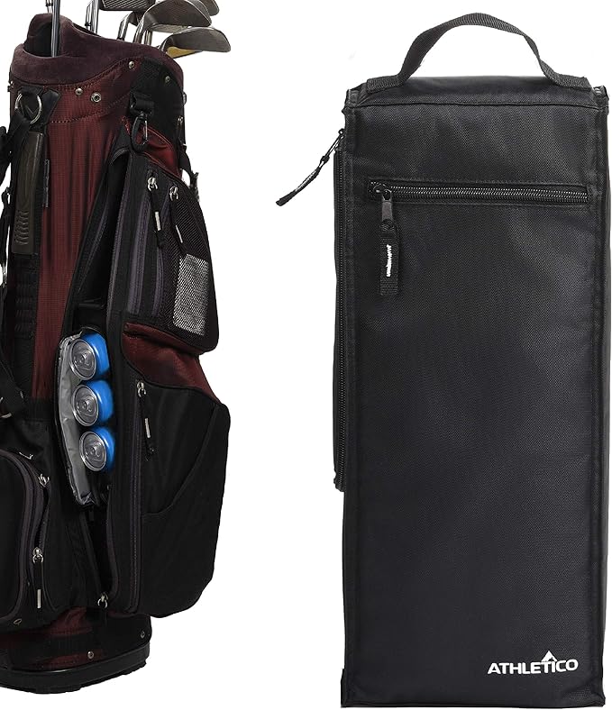Athletico Golf Cooler Bag - Soft Sided Insulated Cooler Holds a 6 Pack of Cans or Two Wine Bottles