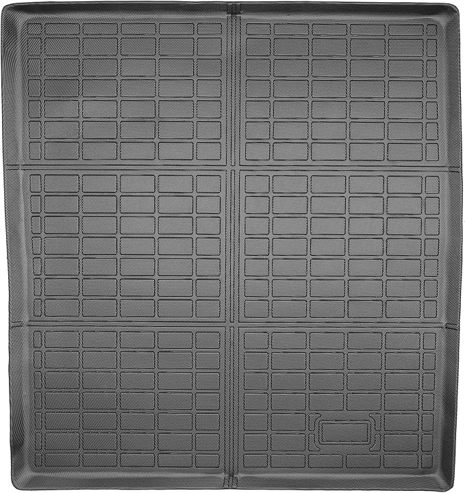 Trunk Liner Cargo Liners for 2009-2019 Ford Flex, 2010-2019 Lincoln MKT Behind 2nd Row Rear Trunk Floor Mats 3D Boot Tray All-Weather TPE Black