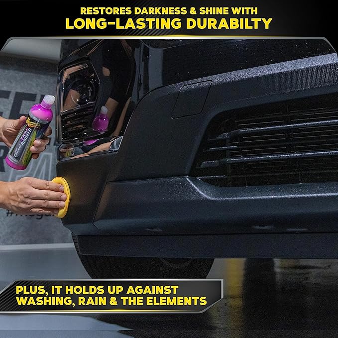 Meguiar's Hybrid Ceramic Trim Restorer, Car Trim Plastic Restorer - 16 Oz Bottle