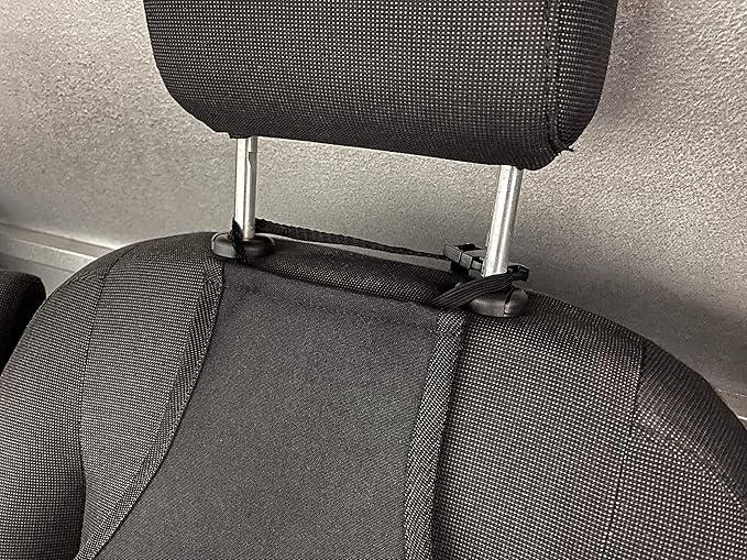 4-Way Adjustable Lumbar Support Pillow for Car, Mid/Lower Back Support Cushion for Car Seat, Back Pain Relief Lumbar Pillow, Black