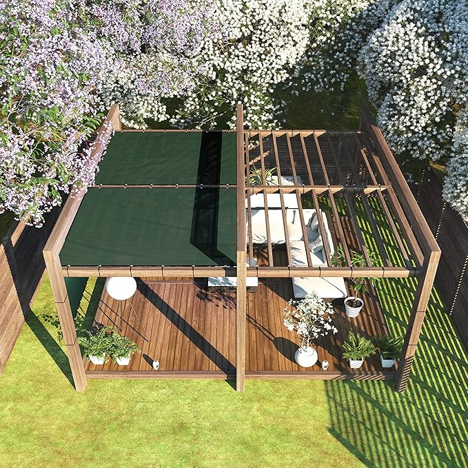 ColourTree 6' x 5' Black Fence Privacy Screen Windscreen Cover Fabric Shade Netting Mesh Cloth - Commercial Grade 170 GSM - Cable Zip Ties Included - We Make Custom Size