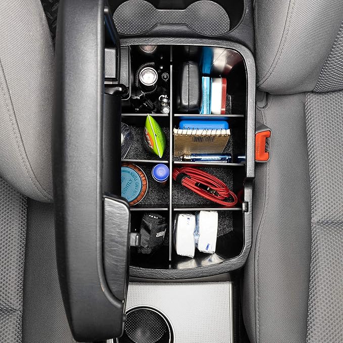 Vehicle OCD - Center Console Organizer for Toyota Tacoma (2005-2015) - Made in USA - SLX100